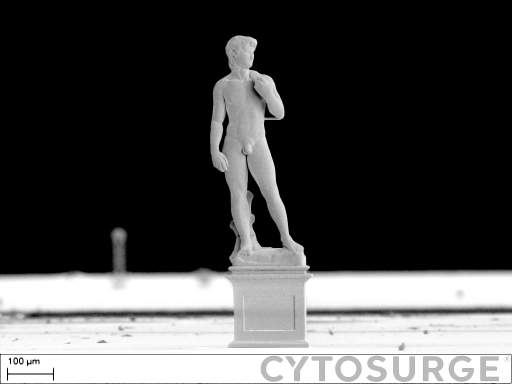 Компания Cytosurge (Швейцария) продолжает совершенствовать свою технологию 3D-печати изделий из металла с шагом структуры на уровне 1 микрона. 